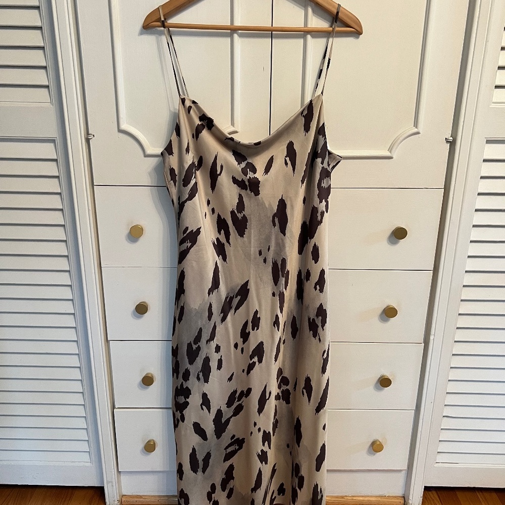 Express MIDI Satin Slipdress